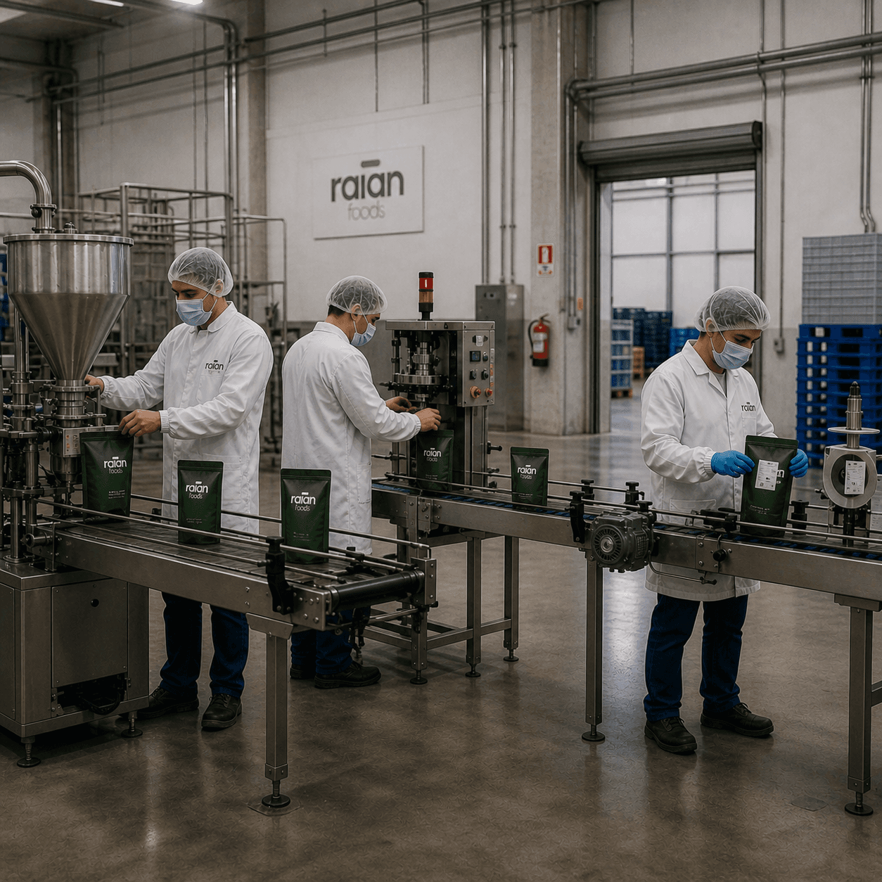 Preparación y envasado de producto RAIAN
