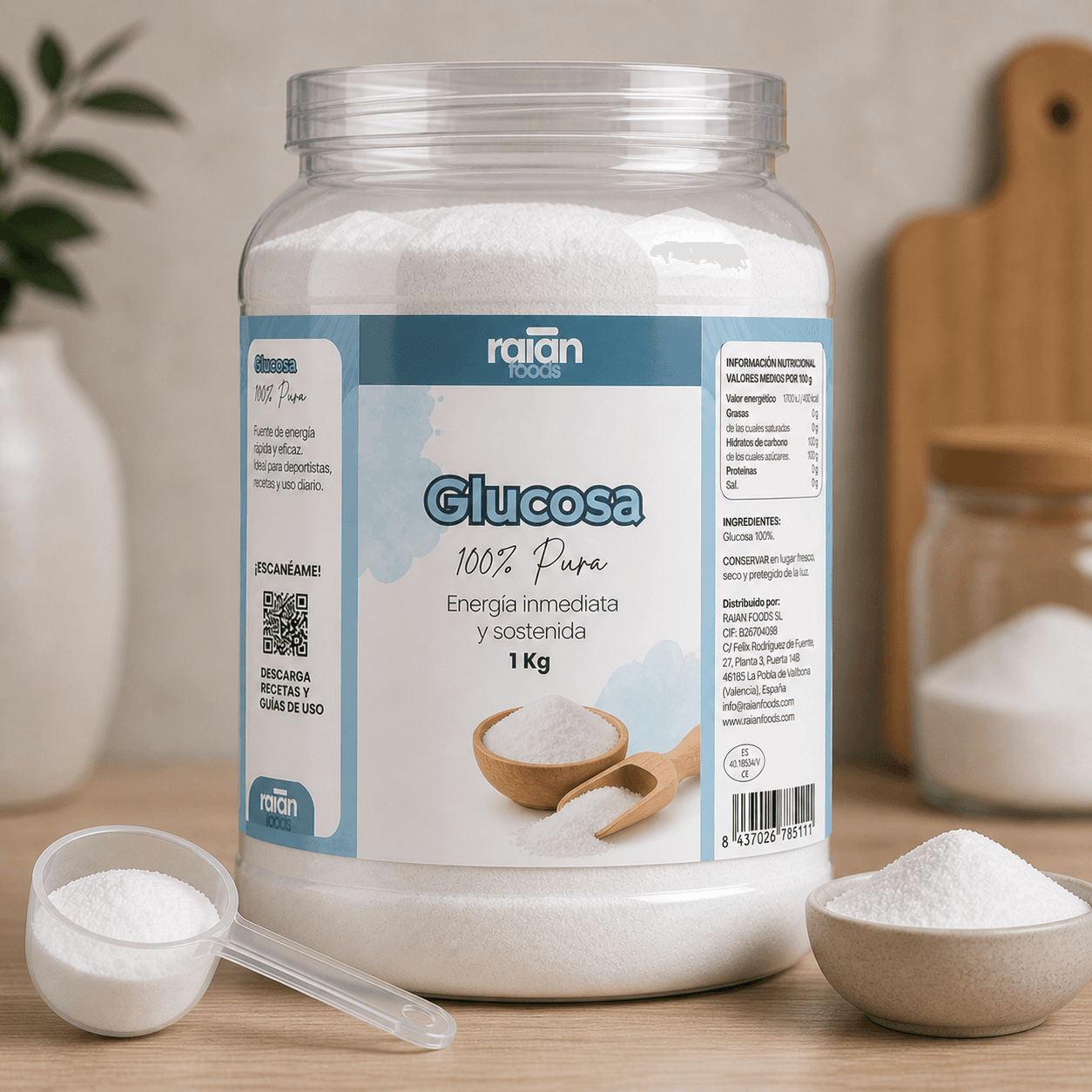Glucosa RAIAN en formato 1 kg