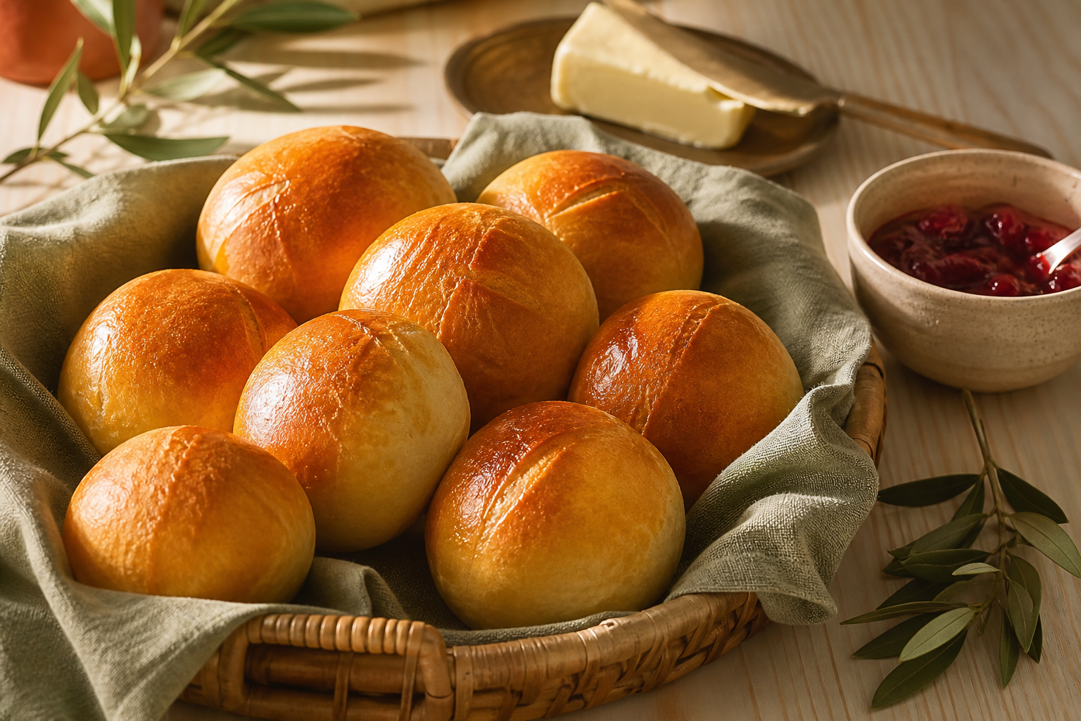 Bollos suizos para el desayuno preparada como receta RAIAN