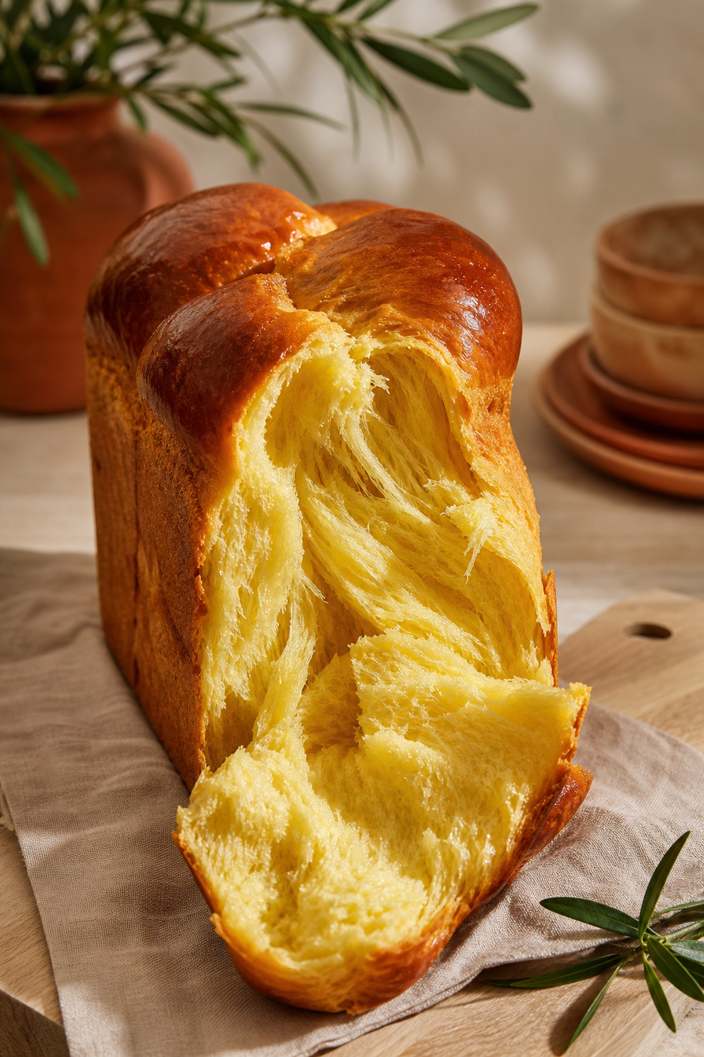 Brioche francés clásico preparada como receta RAIAN