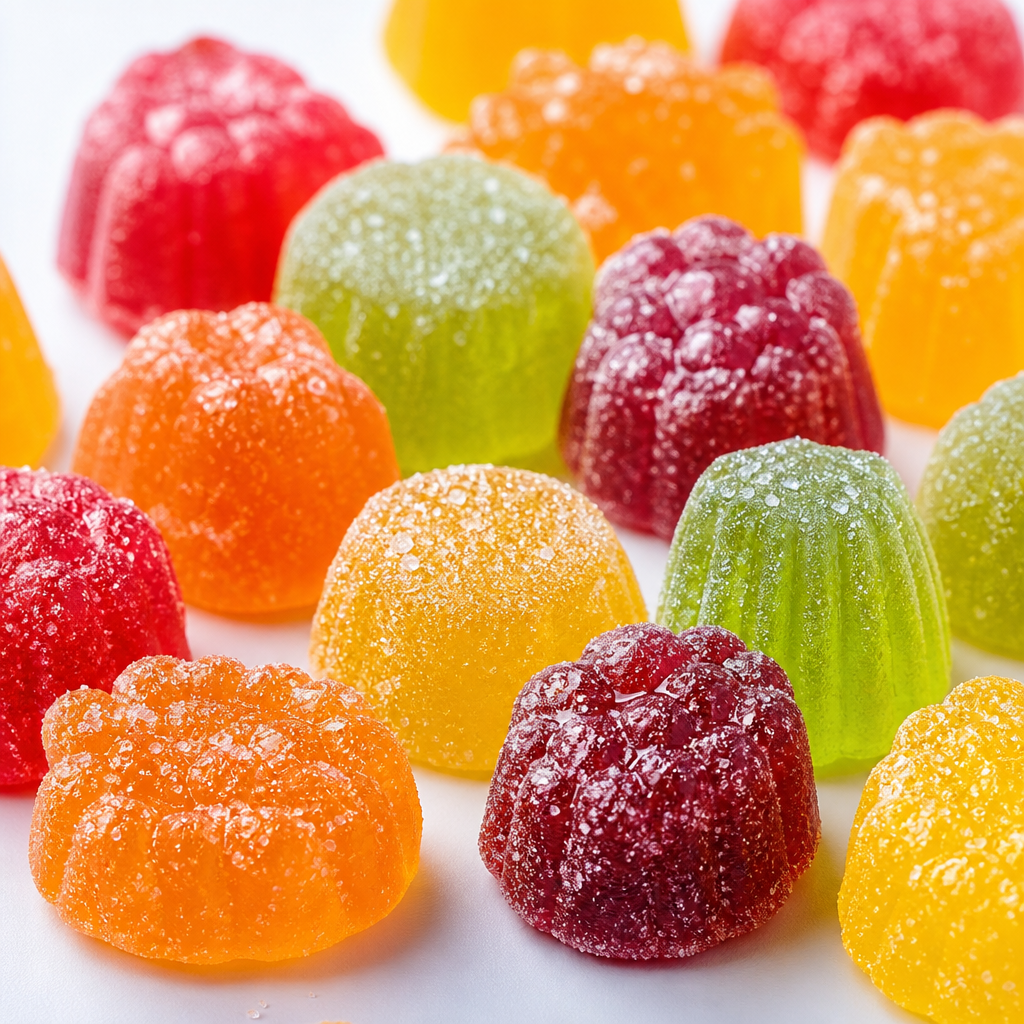 Gominolas caseras de fruta preparada como receta RAIAN